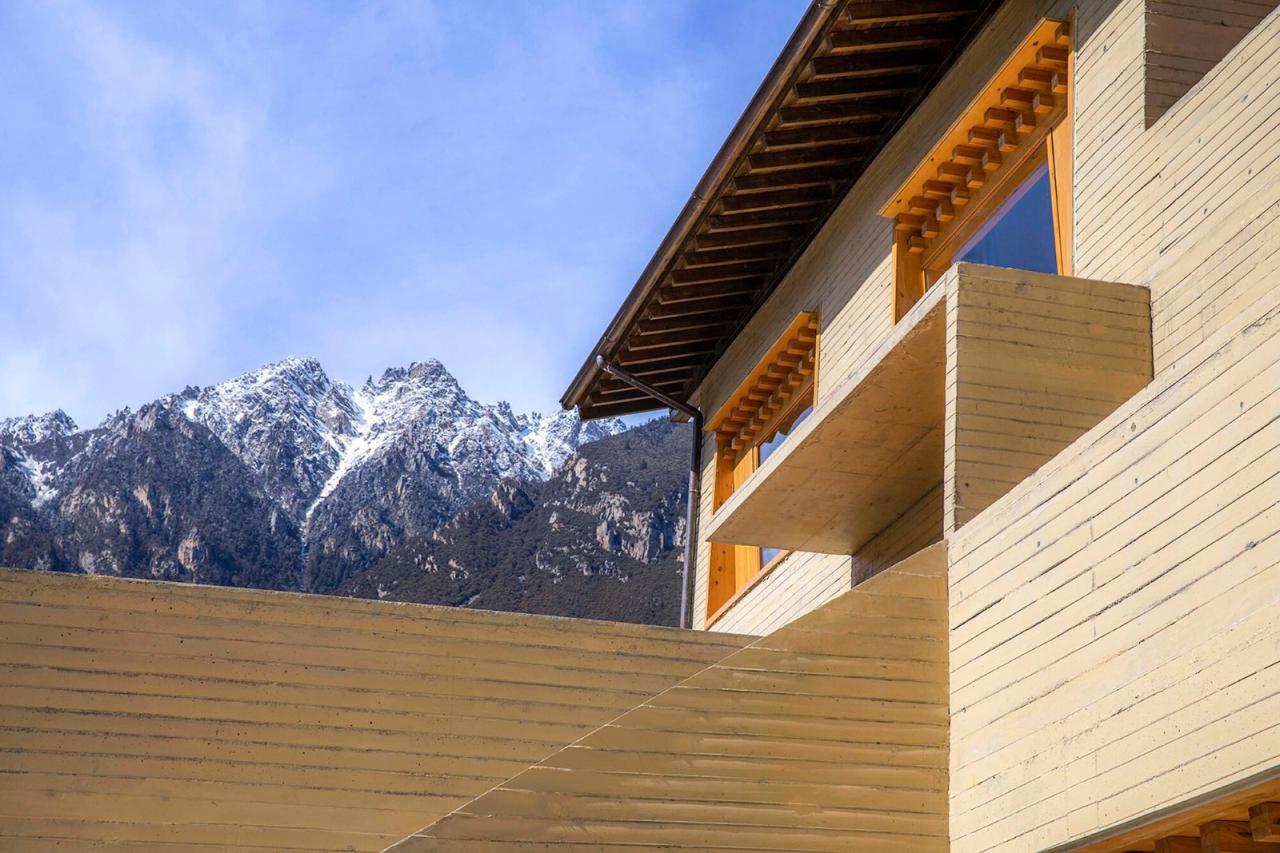 BIM建筑|雪山下的碉房-西藏嘎玛溪卡民宿 / hyperSity Architects