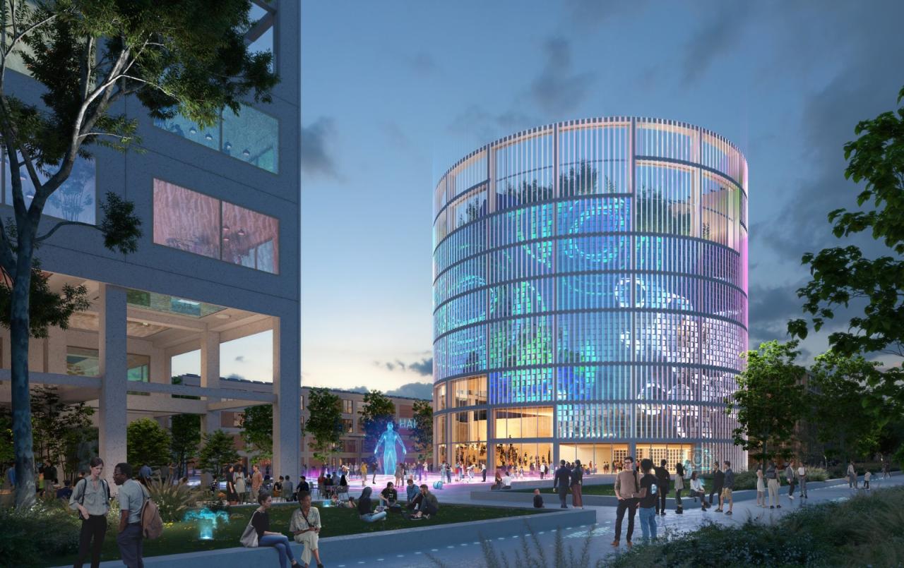 BIM建筑|德国海尔布隆人工智能园区创新园区 / MVRDV