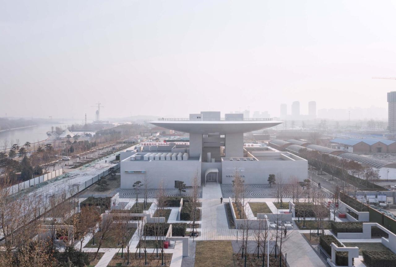 BIM建筑|石家庄太平河城市片区展示中心 / 张雷联合建筑事务所