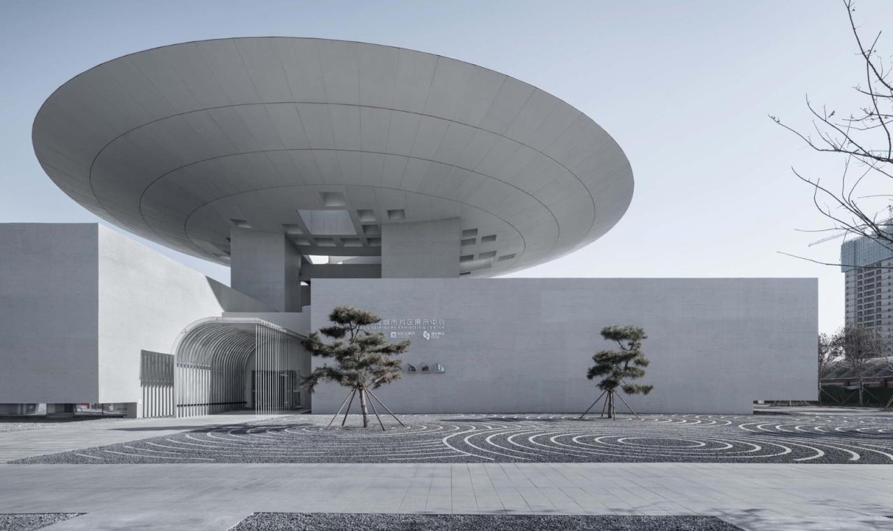 BIM建筑|石家庄太平河城市片区展示中心 / 张雷联合建筑事务所