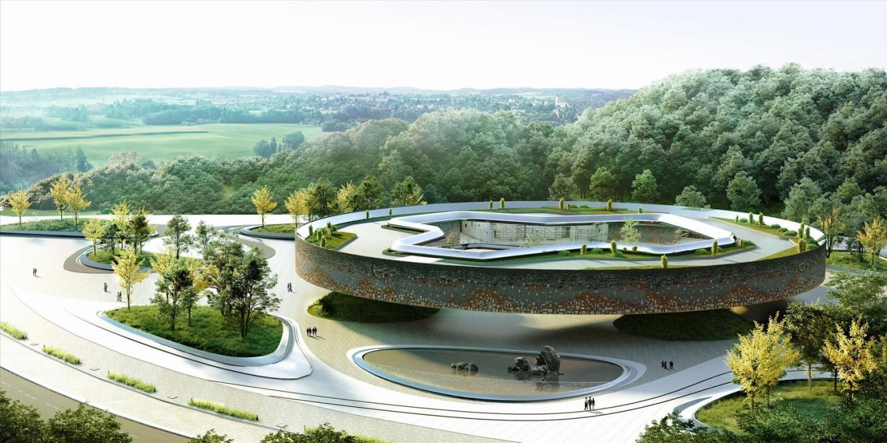 BIM建筑|砖石之筑：惠安县崇武古镇文化综合体建筑设计 / 外行建筑