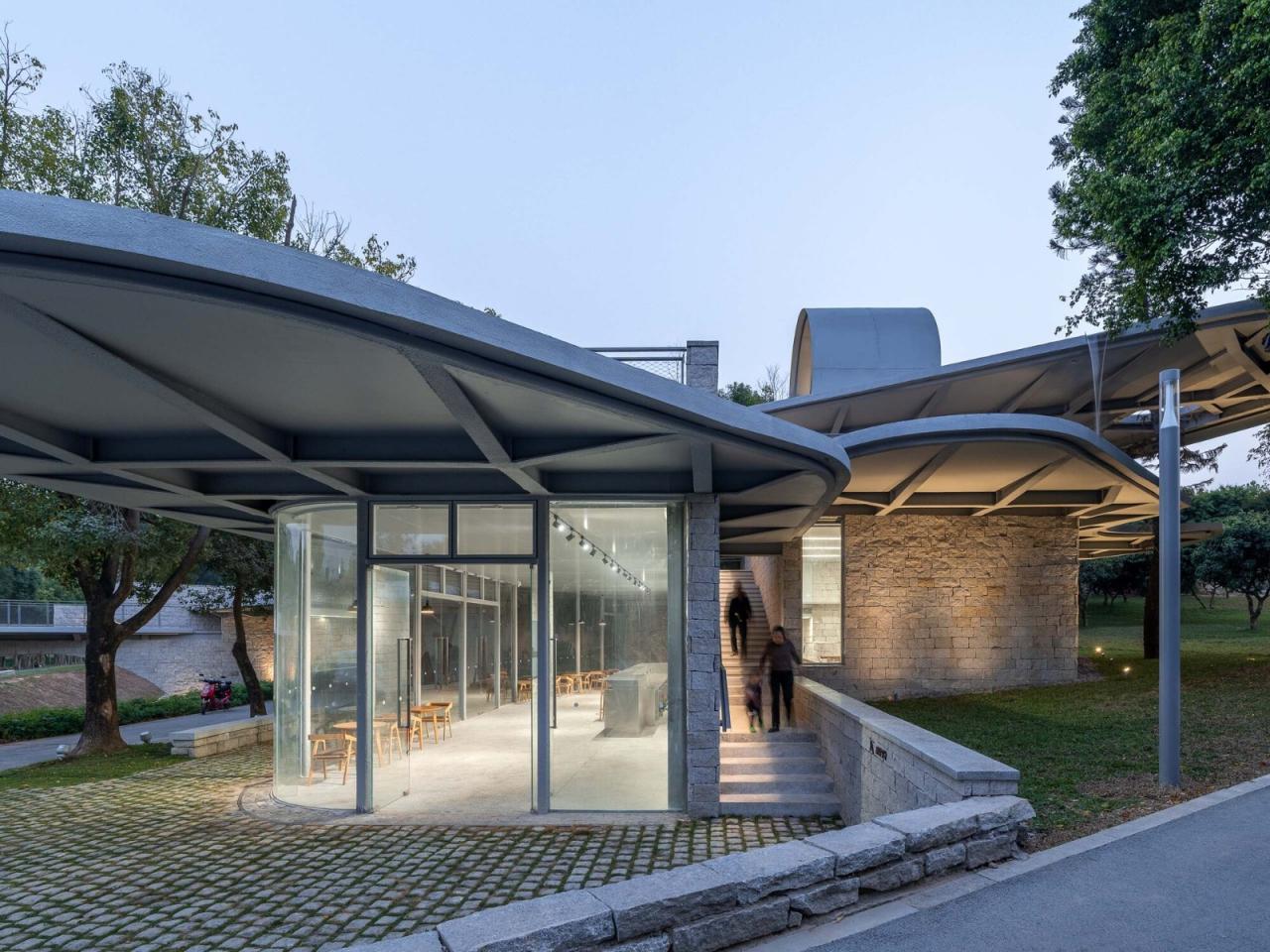 BIM建筑|深圳市南山区环西丽湖绿道（一期）二级驿站及周边景观设计 / 原作设计工作室