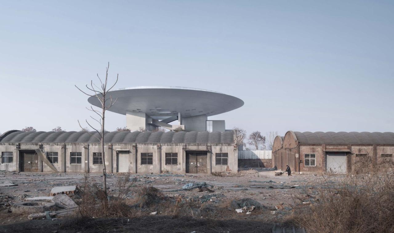 BIM建筑|石家庄太平河城市片区展示中心 / 张雷联合建筑事务所