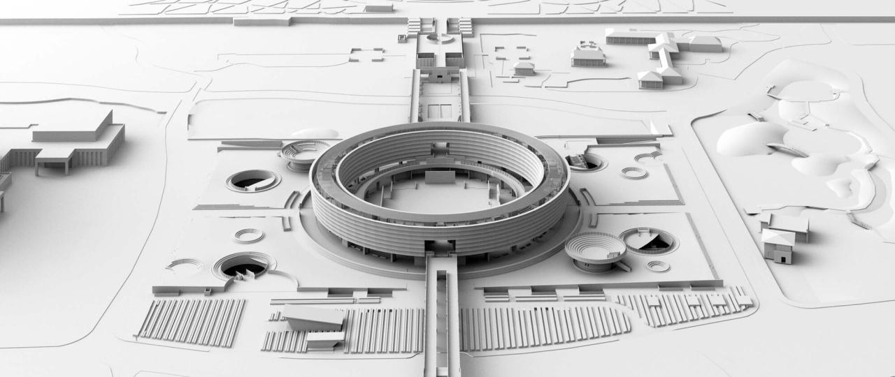 BIM建筑|南京绿博园城市客厅提升工程 / 张·雷设计研究