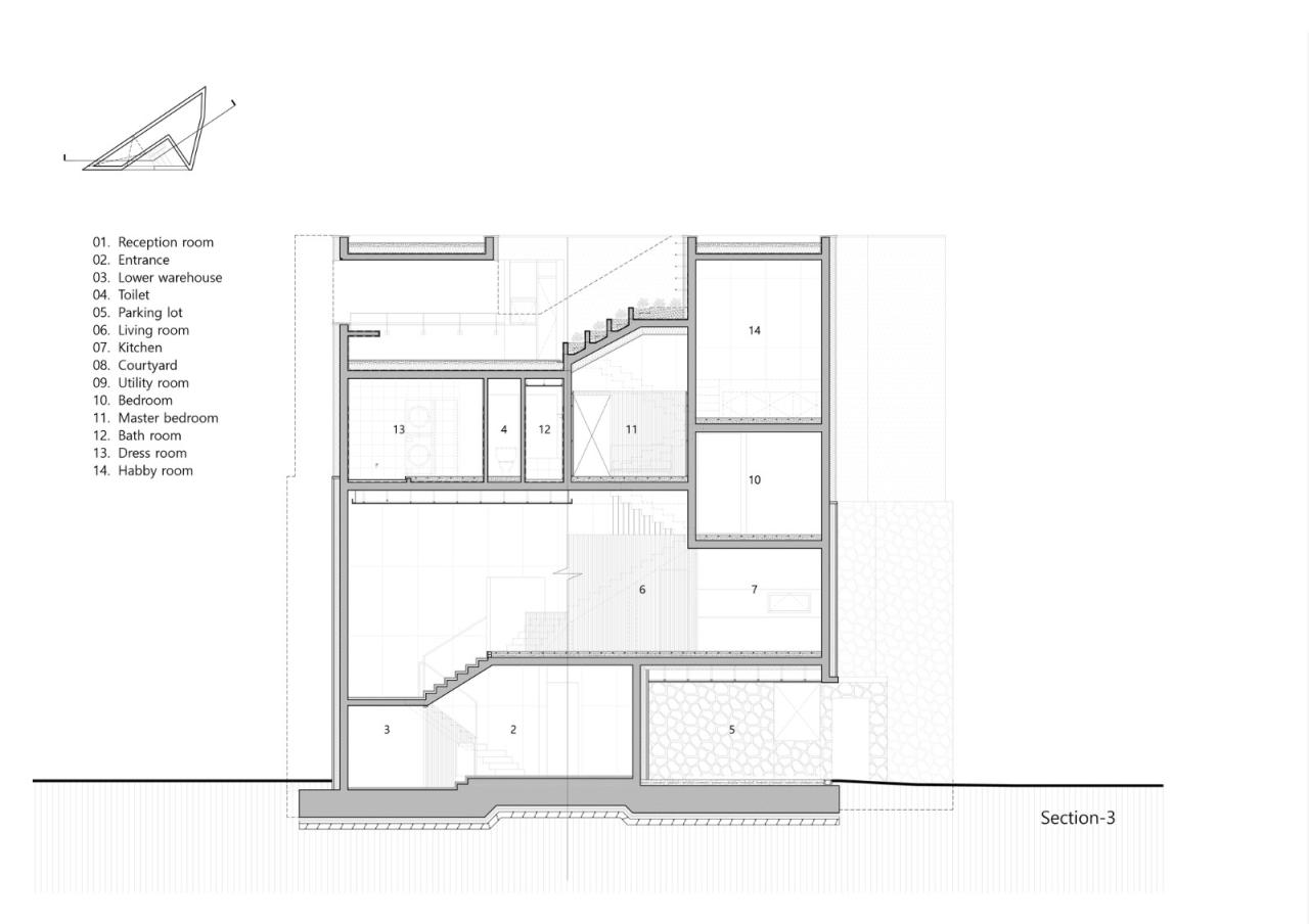 BIM建筑|自然美感，芝山石屋 / PLAN建筑事务所
