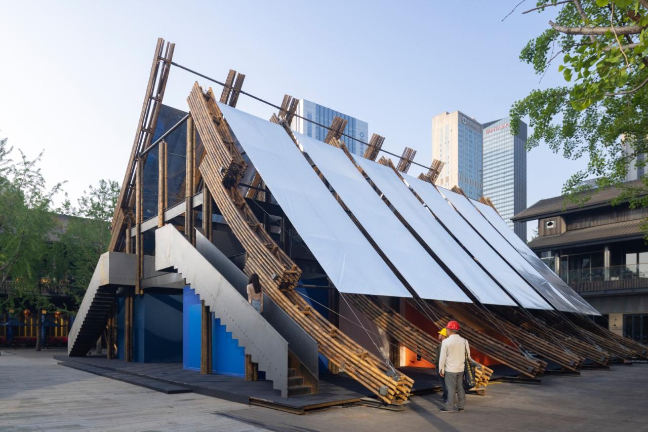 BIM建筑|撇捺之间，穿斗陌阡 / 裸筑更新建筑设计事务所