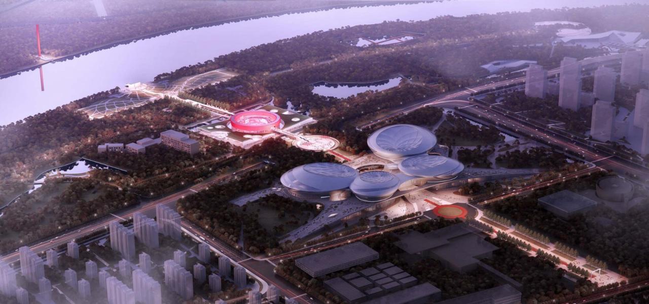 BIM建筑|南京绿博园城市客厅提升工程 / 张·雷设计研究