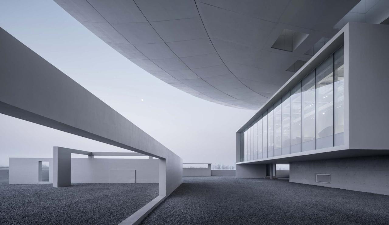 BIM建筑|石家庄太平河城市片区展示中心 / 张雷联合建筑事务所