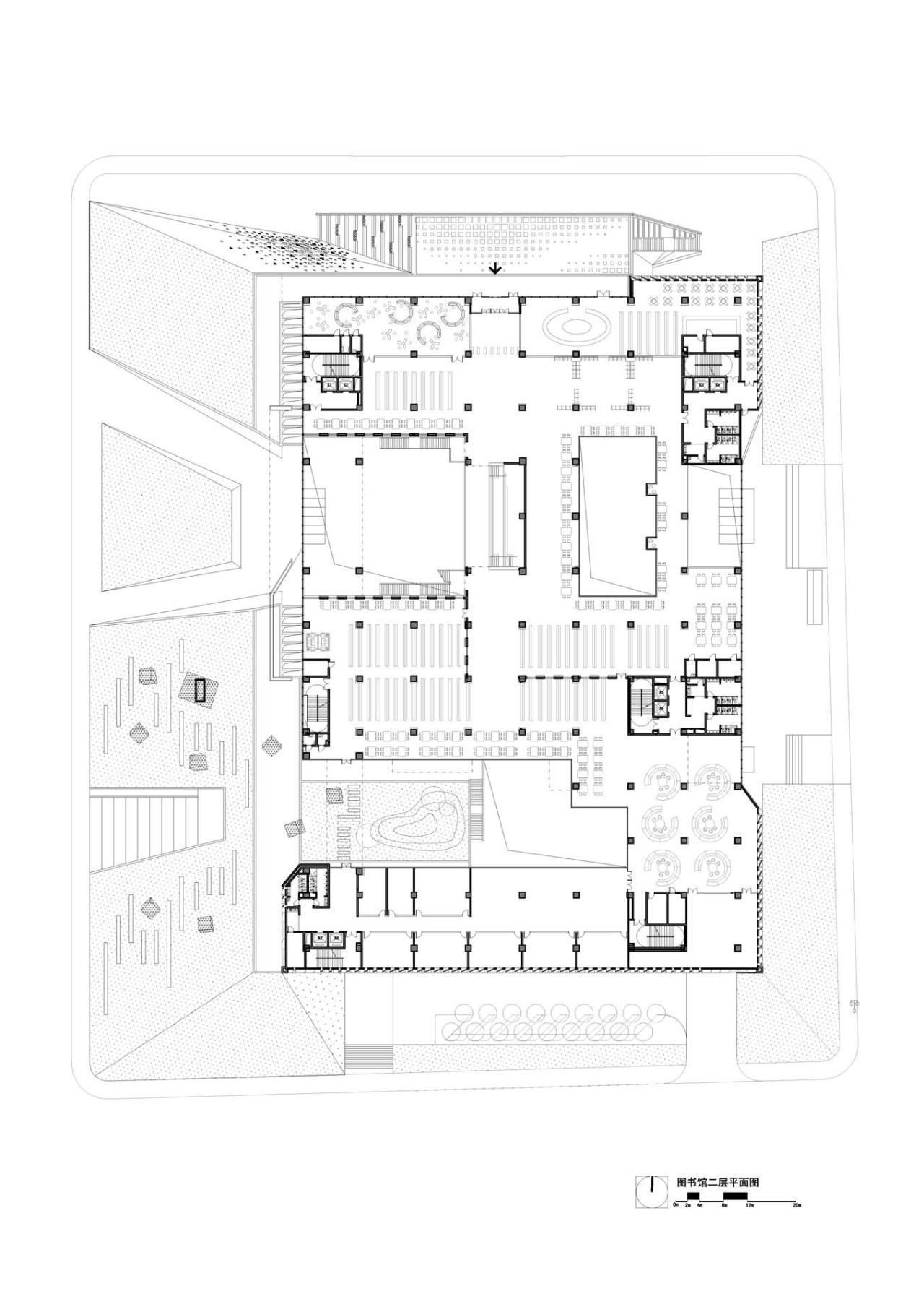 BIM建筑|西北农林科技大学北校区图书馆 / 华南理工大学建筑设计研究院 陶郅工作室