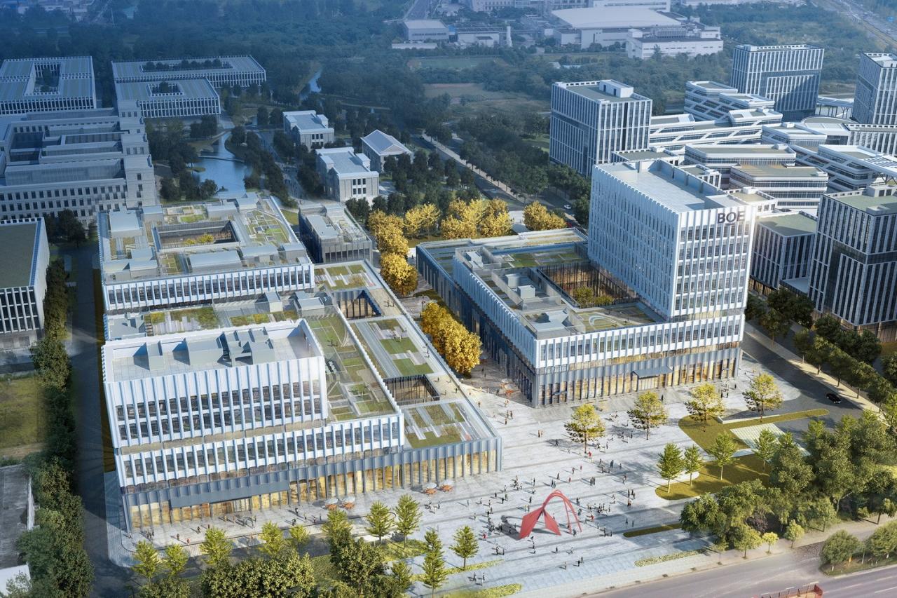 BIM建筑|京东方（成都）创新中心：“川渝特色”与“生态绿意”的智慧研发基地 / FTA