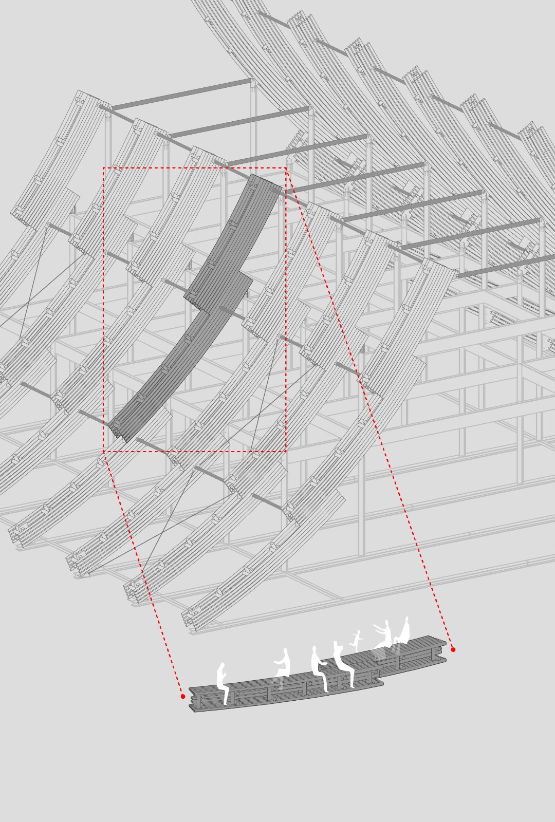 BIM建筑|撇捺之间，穿斗陌阡 / 裸筑更新建筑设计事务所