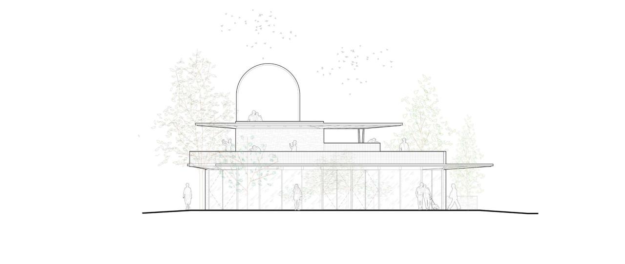 BIM建筑|深圳市南山区环西丽湖绿道（一期）二级驿站及周边景观设计 / 原作设计工作室