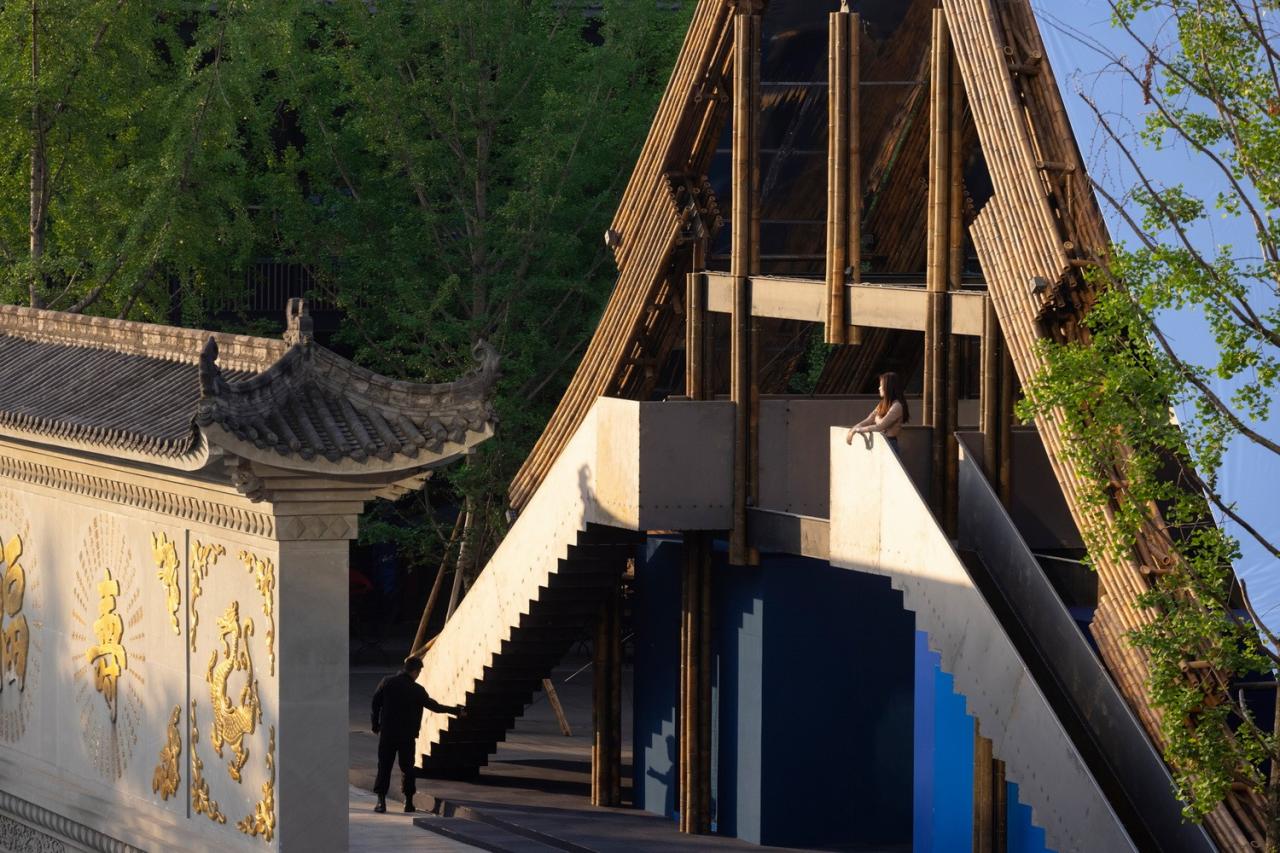 BIM建筑|撇捺之间，穿斗陌阡 / 裸筑更新建筑设计事务所