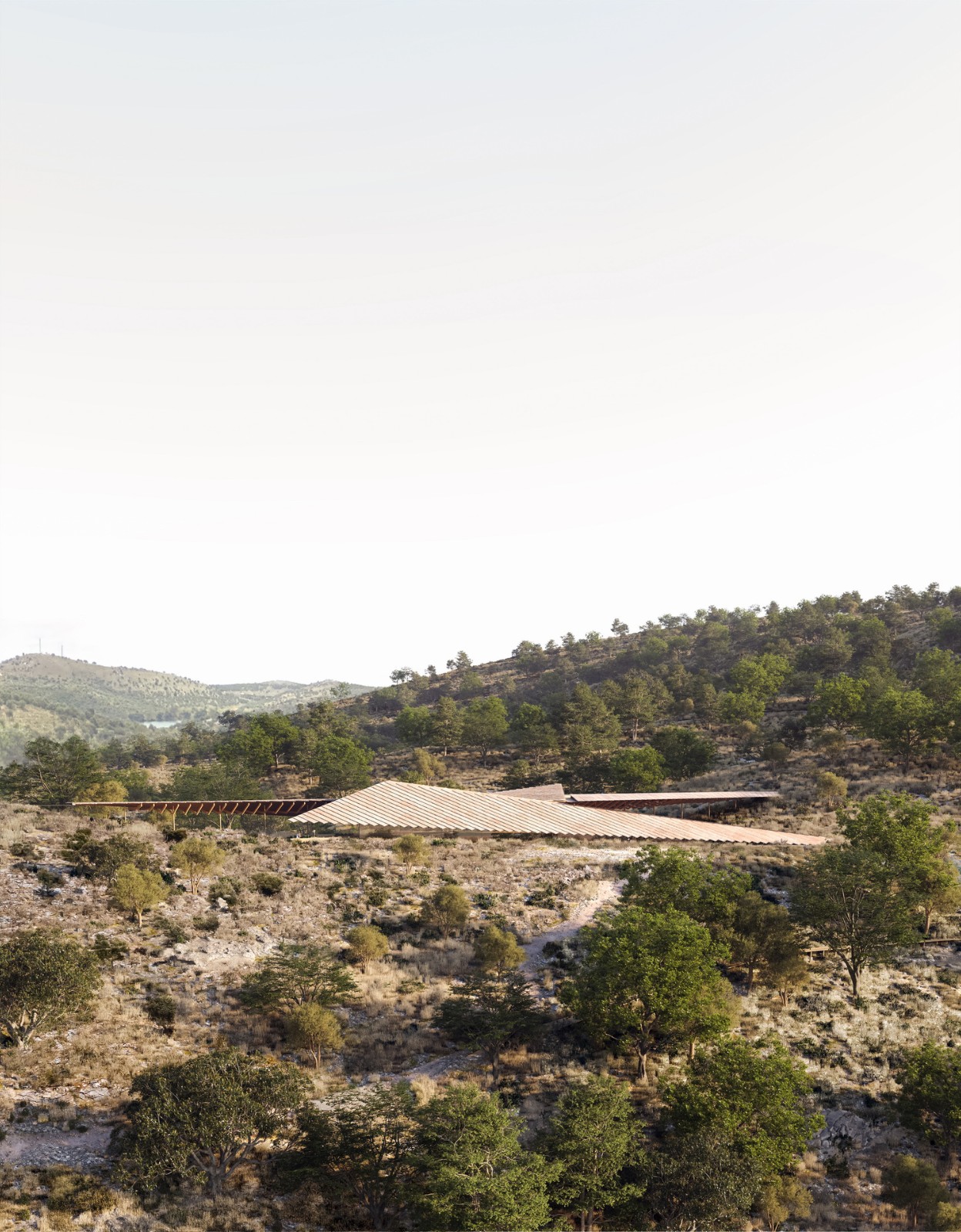 BIM建筑|展开叙事：世界遗产布特林特国家公园游客中心竞赛 / 隈研吾