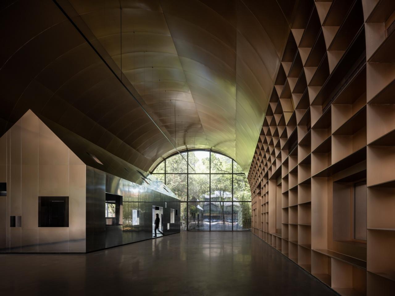 BIM建筑|全金属外壳：铜堡 / Wutopia Lab