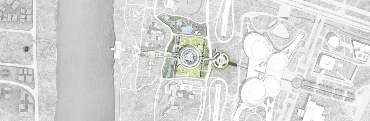 BIM建筑|南京绿博园城市客厅提升工程 / 张·雷设计研究