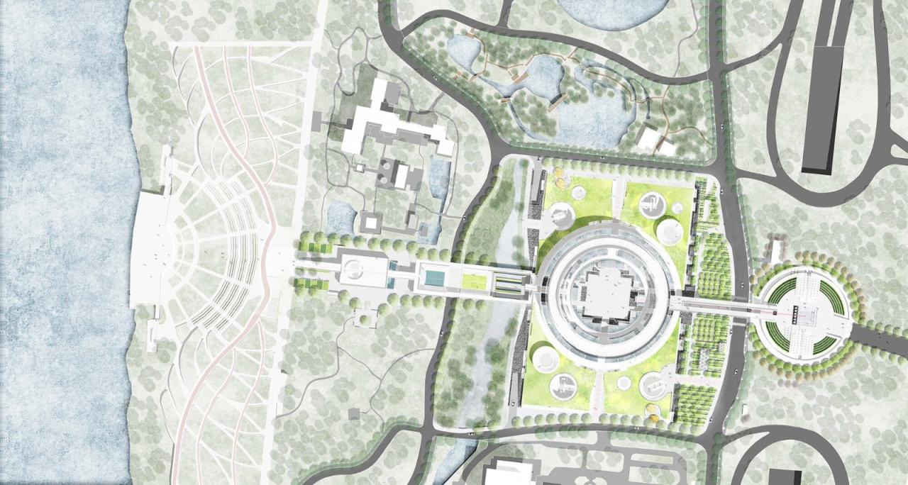 BIM建筑|南京绿博园城市客厅提升工程 / 张·雷设计研究