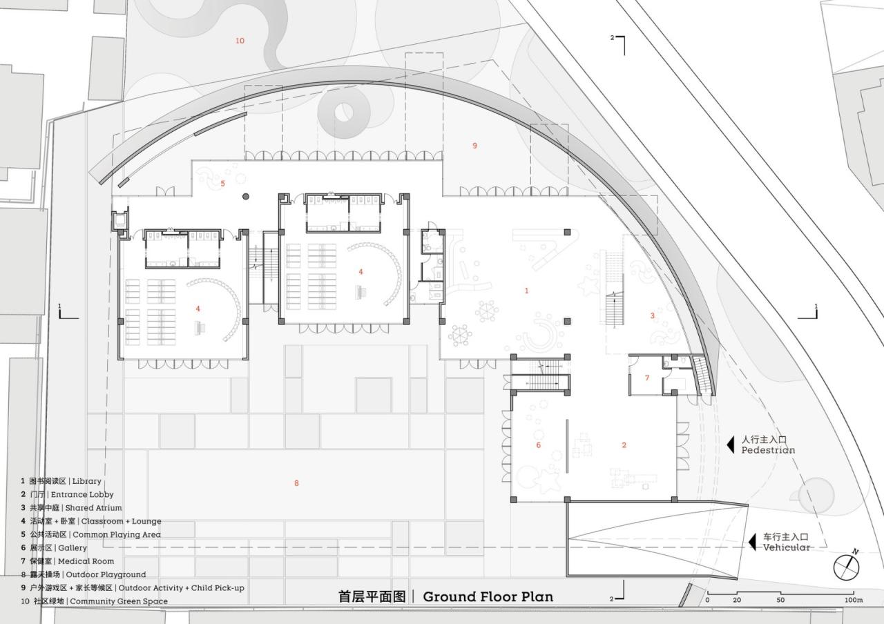 BIM建筑|三里亭幼儿园：点亮社区的星火 / goa大象设计+江南管理中标方案