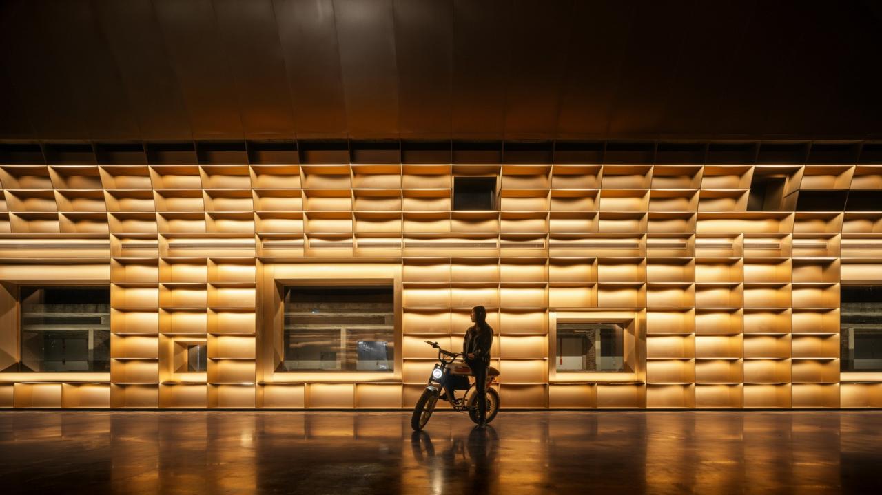 BIM建筑|全金属外壳：铜堡 / Wutopia Lab