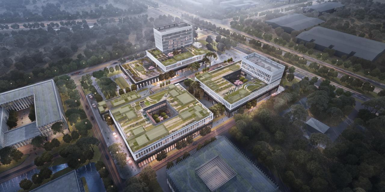 BIM建筑|京东方（成都）创新中心：“川渝特色”与“生态绿意”的智慧研发基地 / FTA