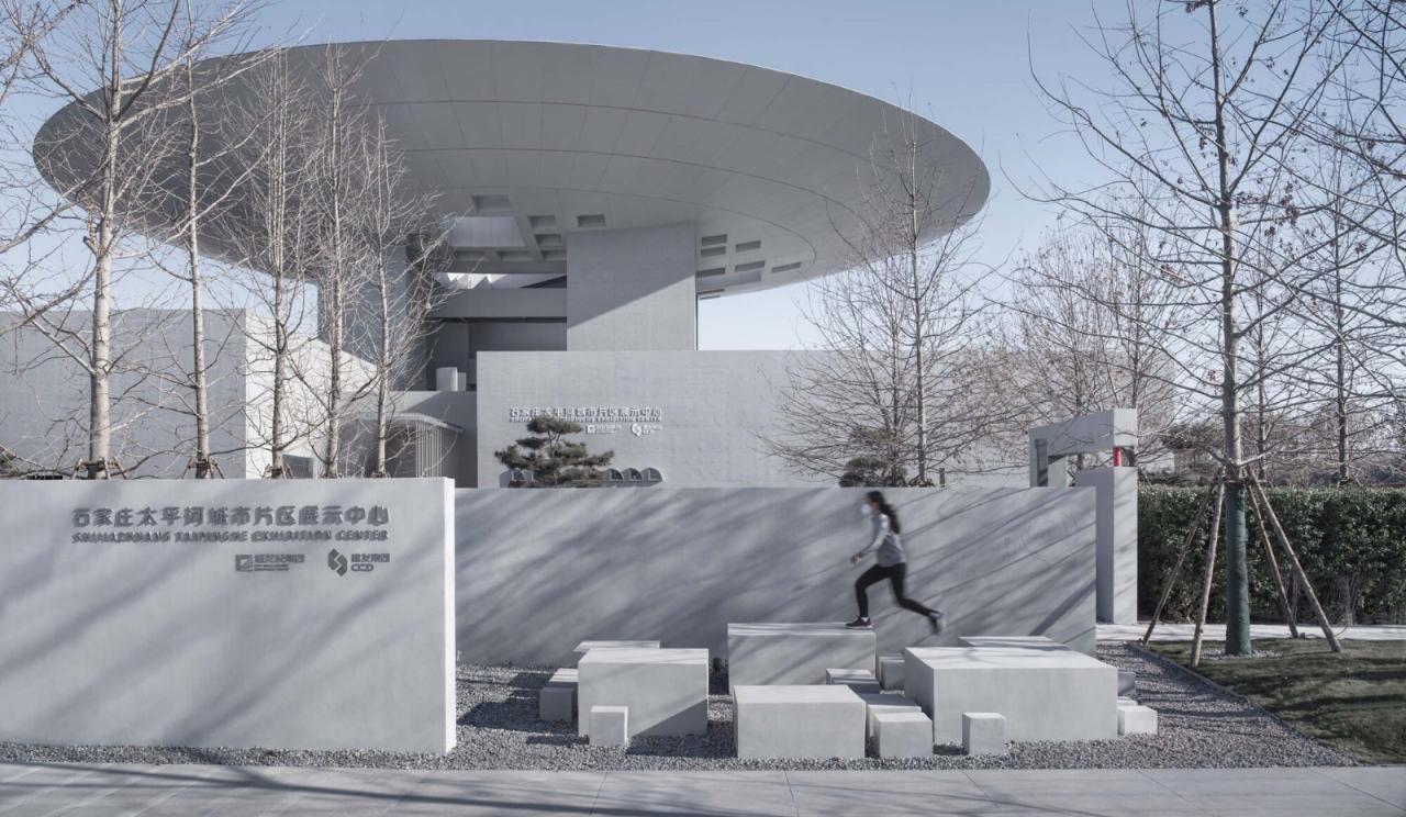 BIM建筑|石家庄太平河城市片区展示中心 / 张雷联合建筑事务所