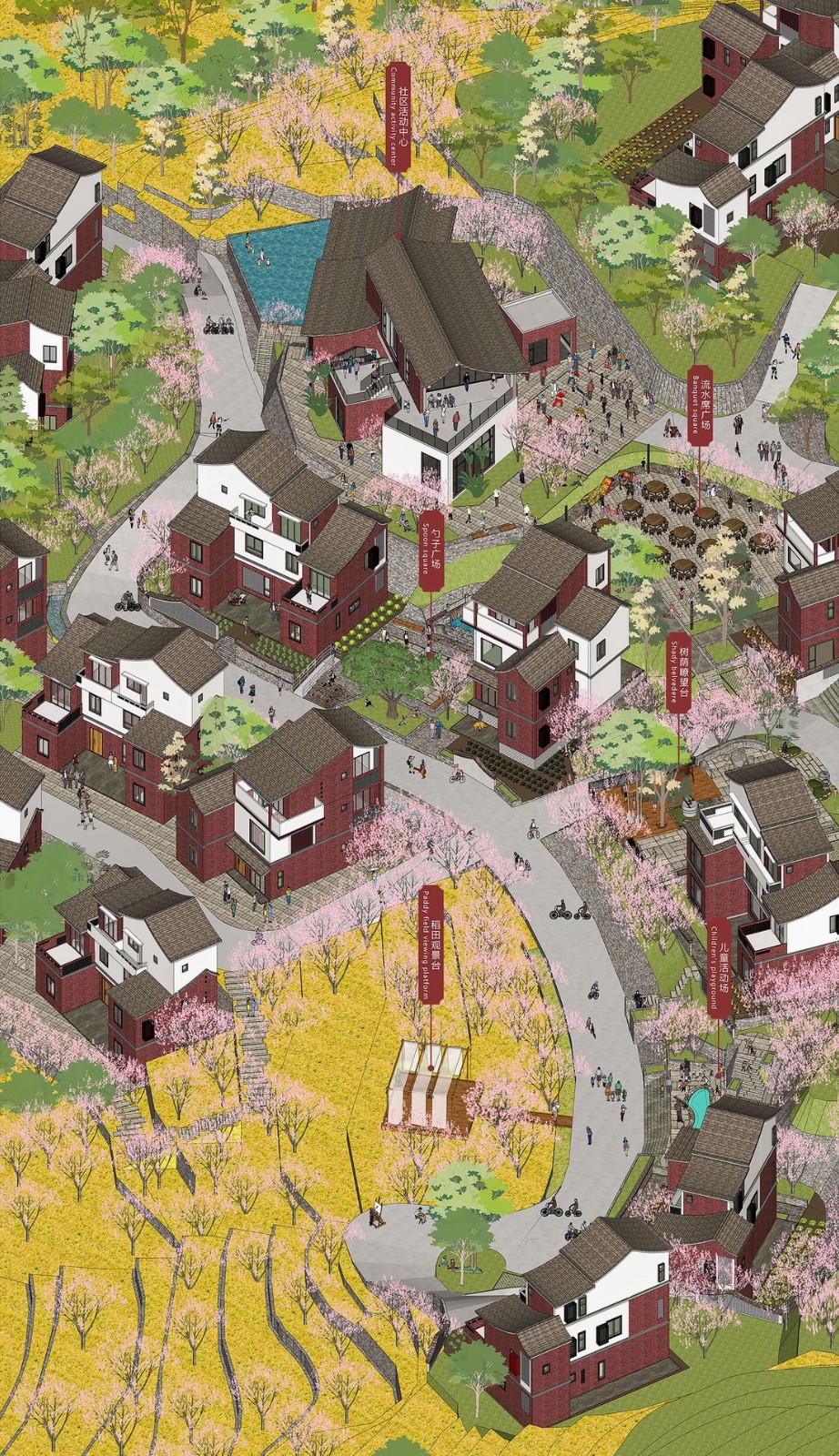 BIM建筑|探索乡居营造的新模式：永春县新时代农村社区 / 三文建筑