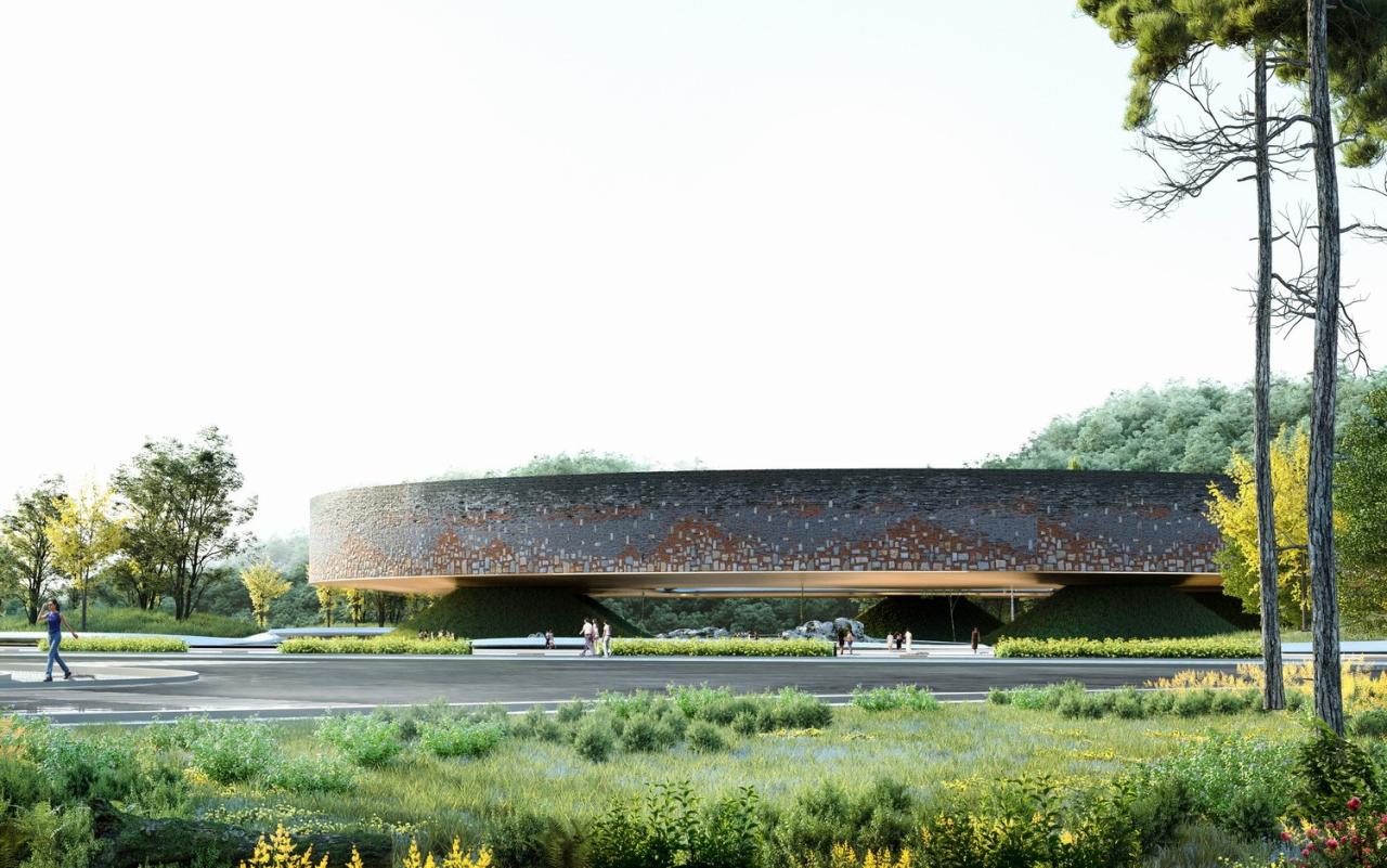 BIM建筑|砖石之筑：惠安县崇武古镇文化综合体建筑设计 / 外行建筑