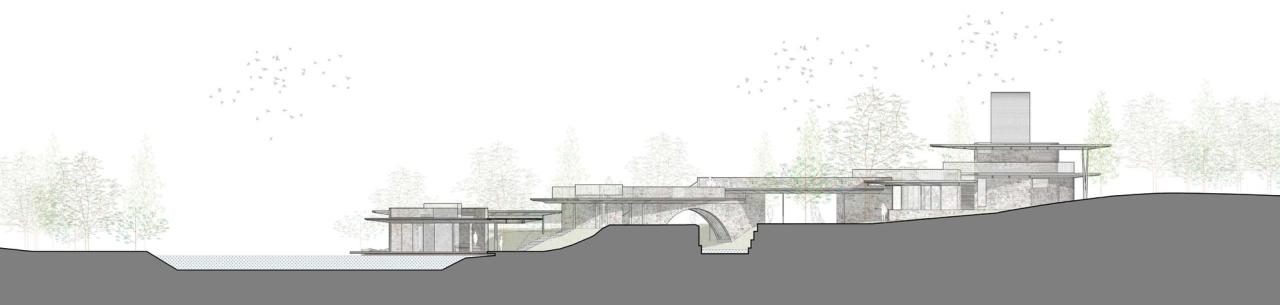 BIM建筑|深圳市南山区环西丽湖绿道（一期）二级驿站及周边景观设计 / 原作设计工作室