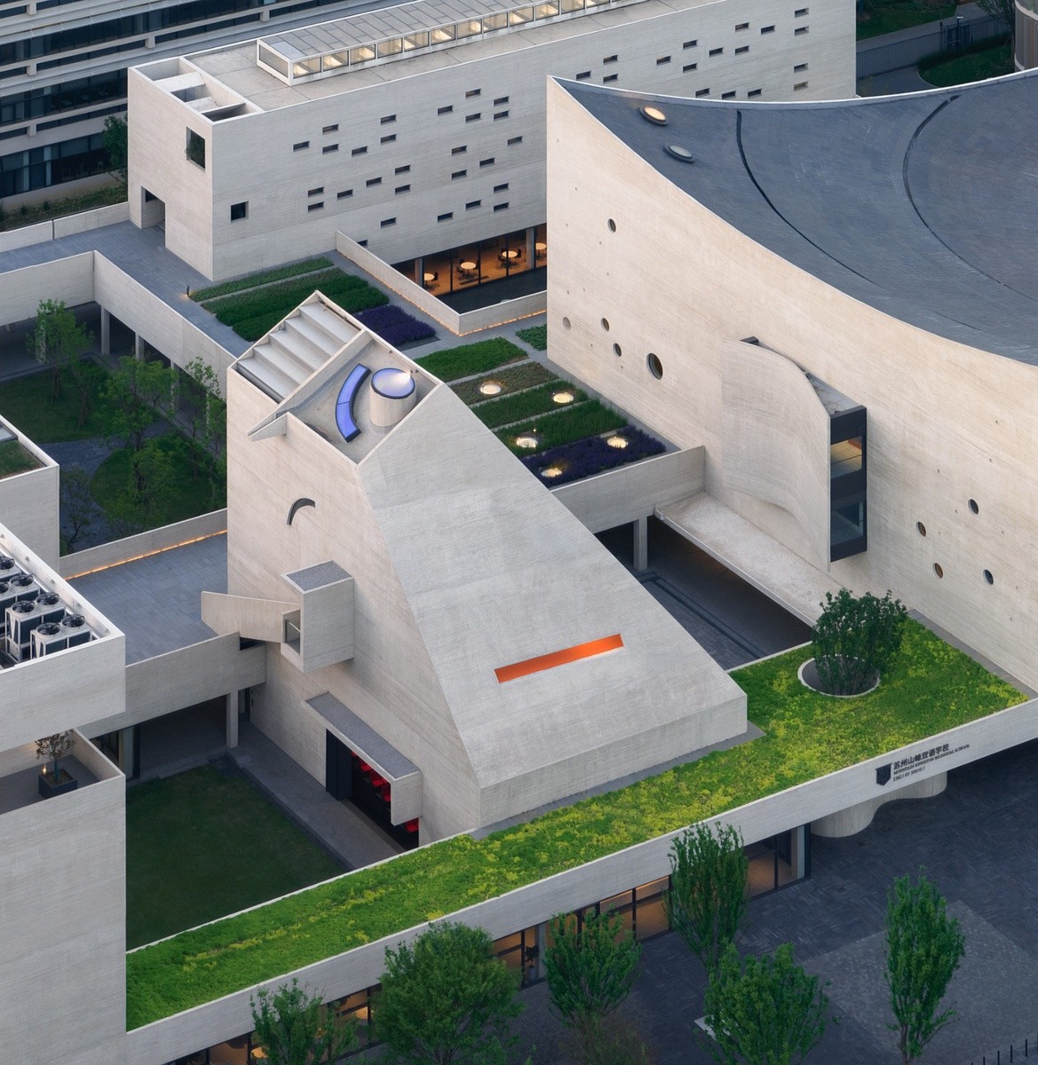 BIM建筑|山峰书院，苏州山峰双语学校文体中心 / OPEN 建筑事务所