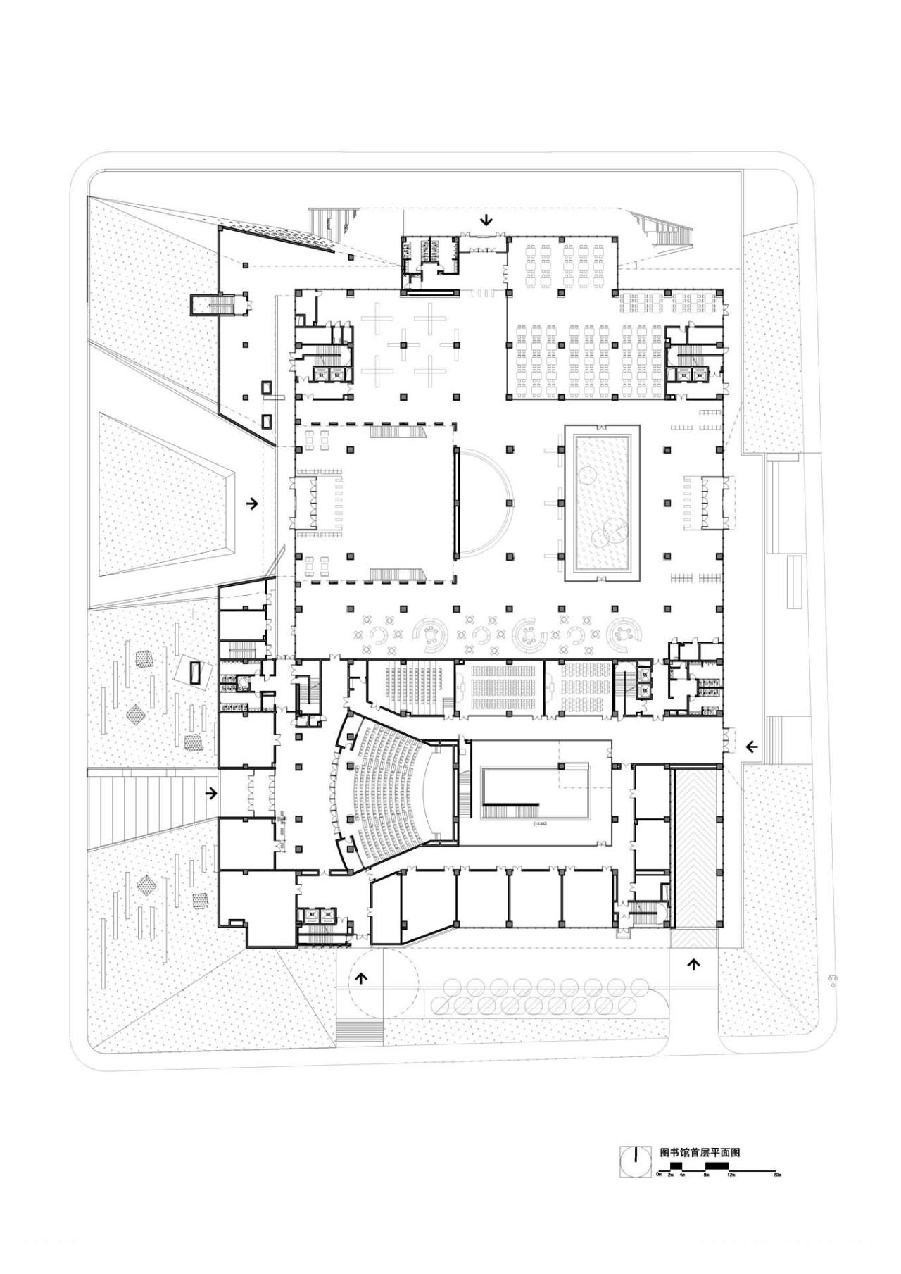 BIM建筑|西北农林科技大学北校区图书馆 / 华南理工大学建筑设计研究院 陶郅工作室