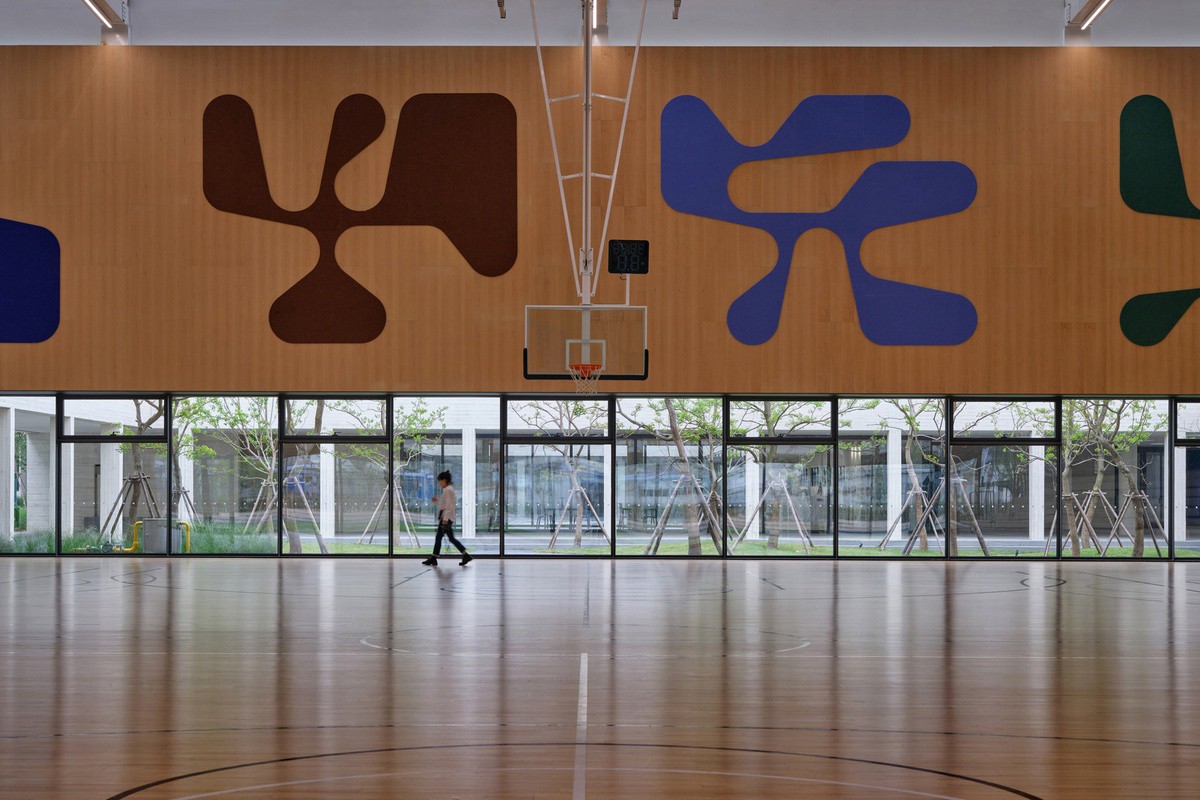 BIM建筑|山峰书院，苏州山峰双语学校文体中心 / OPEN 建筑事务所