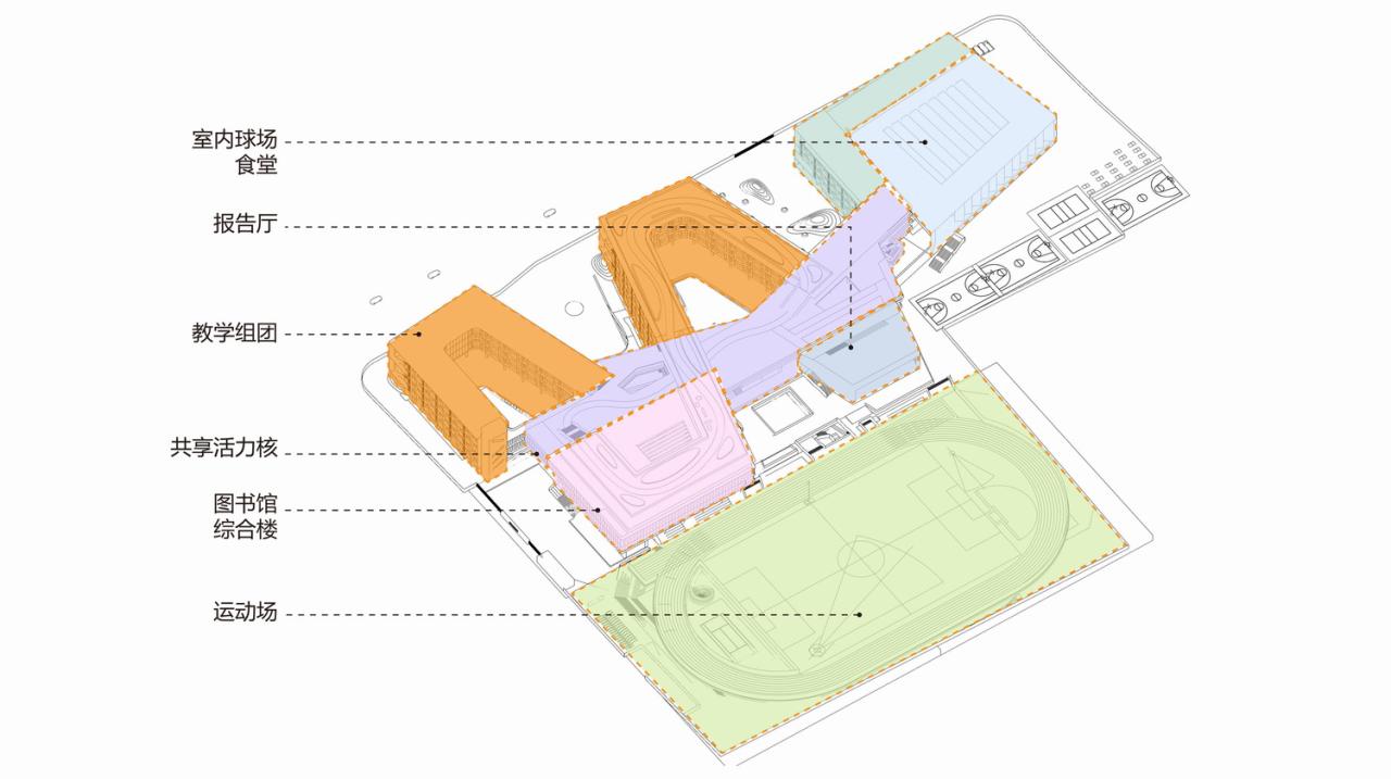 BIM建筑|折叠校园·苏州金堰路高中 / 简和建筑
