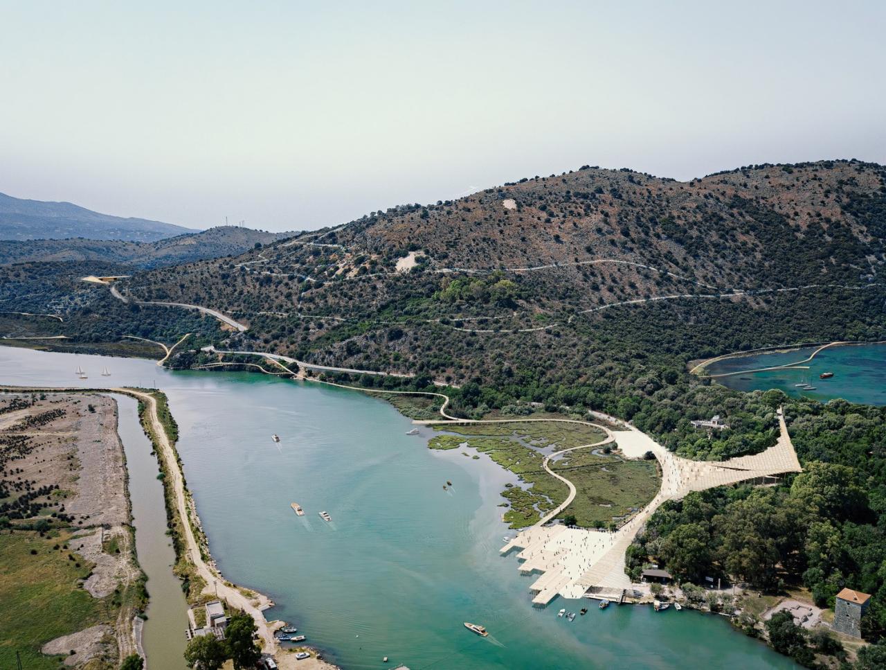 BIM建筑|展开叙事：世界遗产布特林特国家公园游客中心竞赛 / 隈研吾