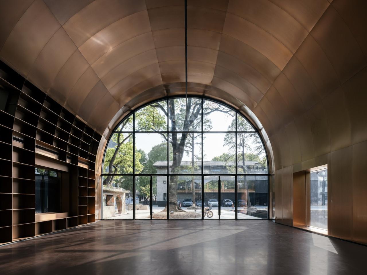 BIM建筑|全金属外壳：铜堡 / Wutopia Lab