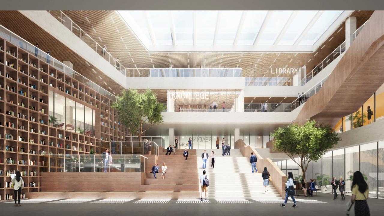 BIM建筑|折叠校园·苏州金堰路高中 / 简和建筑