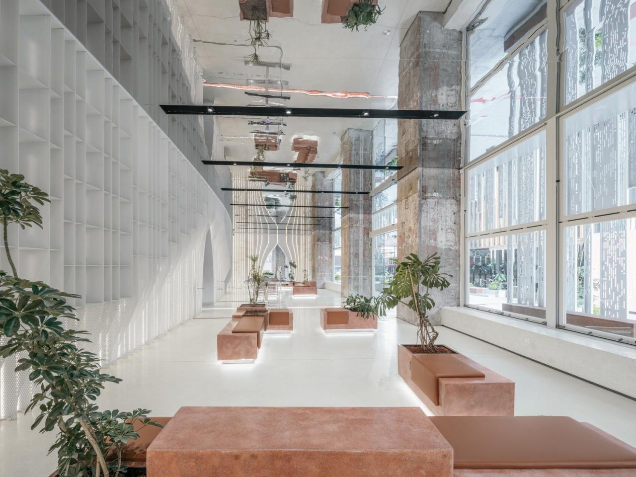 BIM建筑|钢雨：德必上海书城WE改造设计 / Wutopia Lab