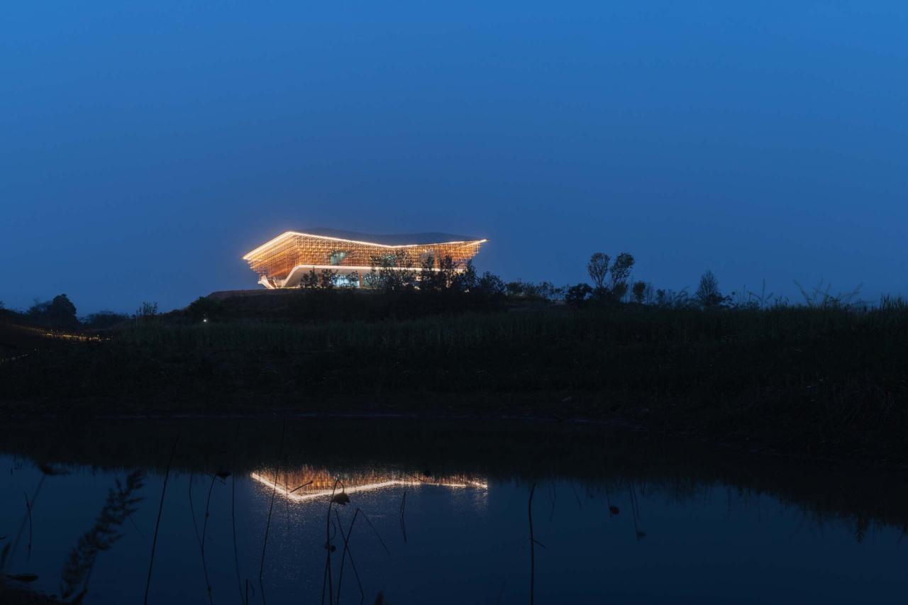 BIM建筑|天府文创城规划展示厅 / 安棣建筑设计