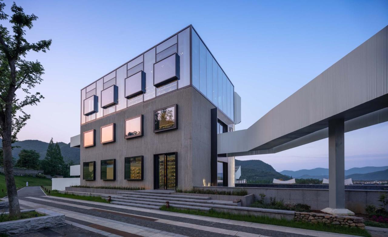 BIM建筑|余村印象青年图书馆 / 上海交通大学设计学院杜春宇团队