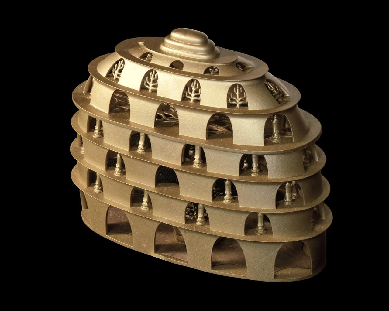 BIM建筑|祖山济心寺·木佛博物馆 /建筑营设计工作室