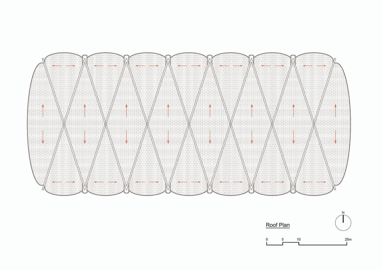 BIM建筑|东南大学游泳馆 / 周琦工作室