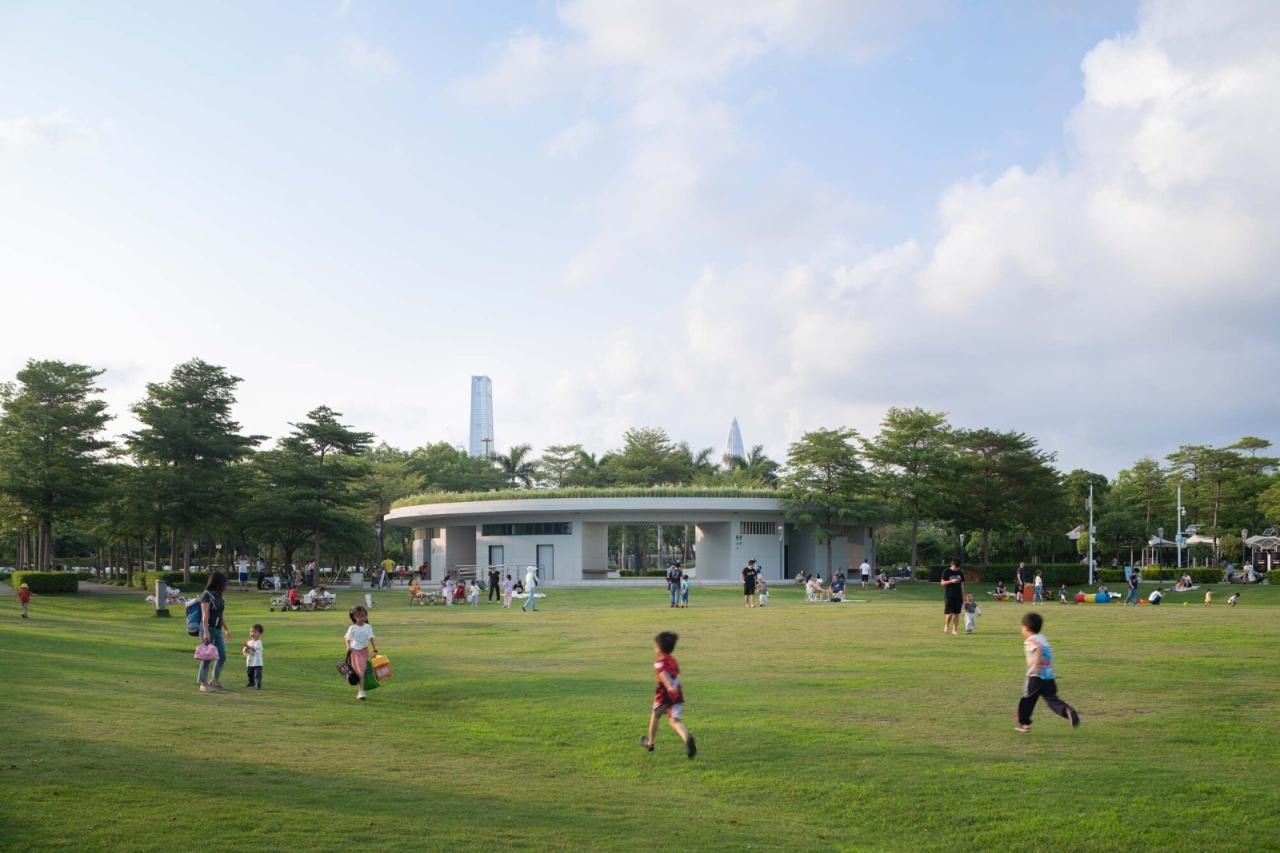 BIM建筑|深圳湾公园海风运动广场公厕设计 / CCDI 21设计工作室
