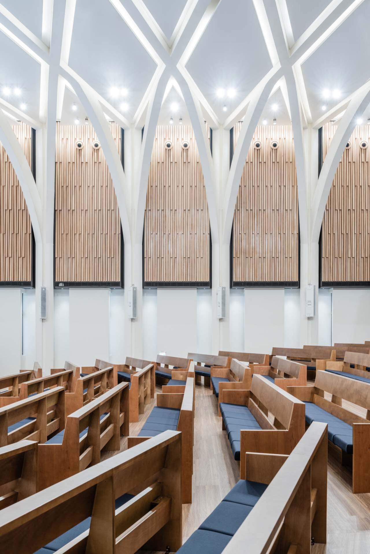 BIM建筑|中华福音神研究学院八德校区教堂 / 潘冀联合建筑师事务所