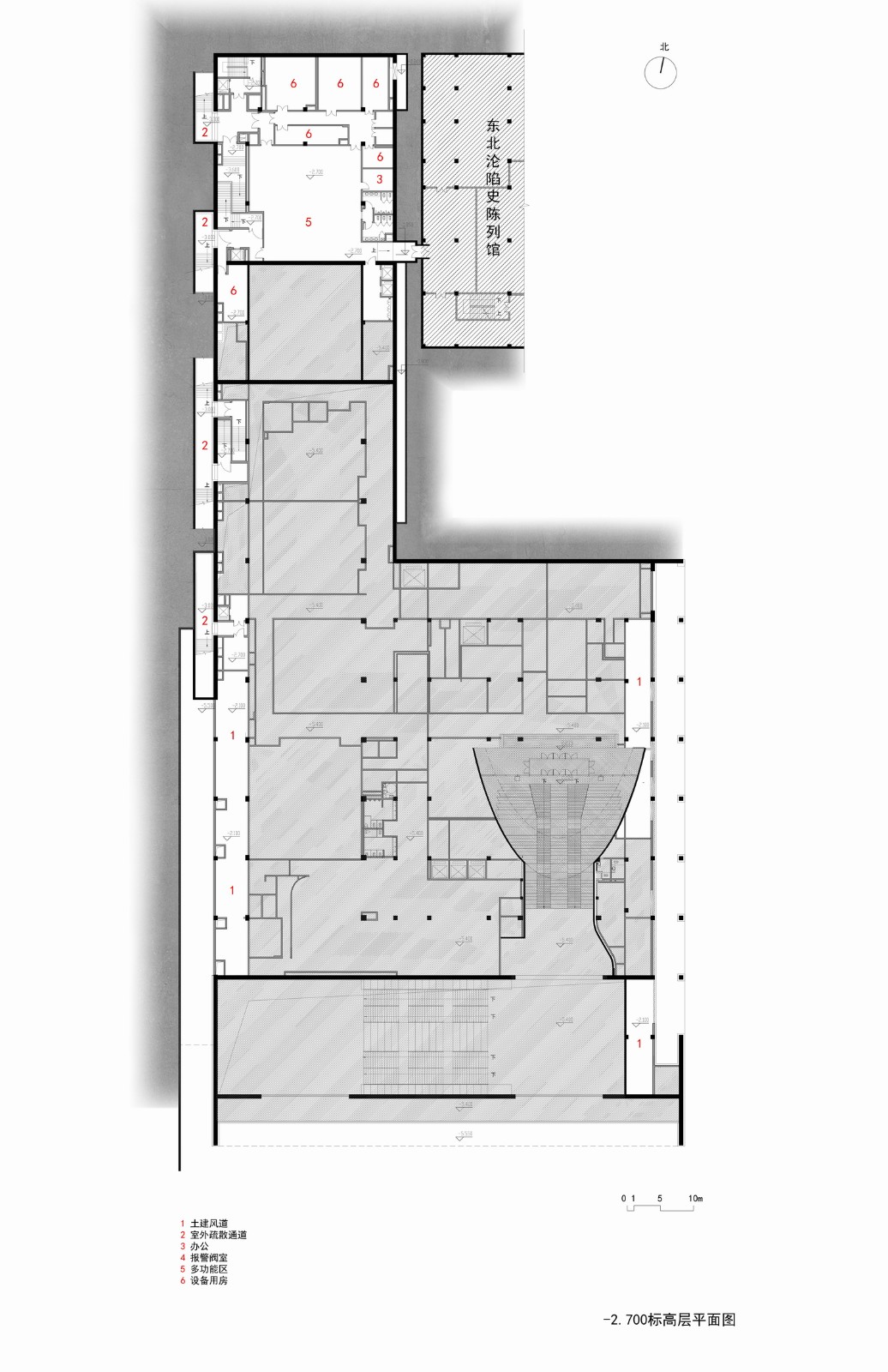 BIM建筑|全东北最大的清水混凝土巨构地下建筑：砼殿 / Wutopia Lab