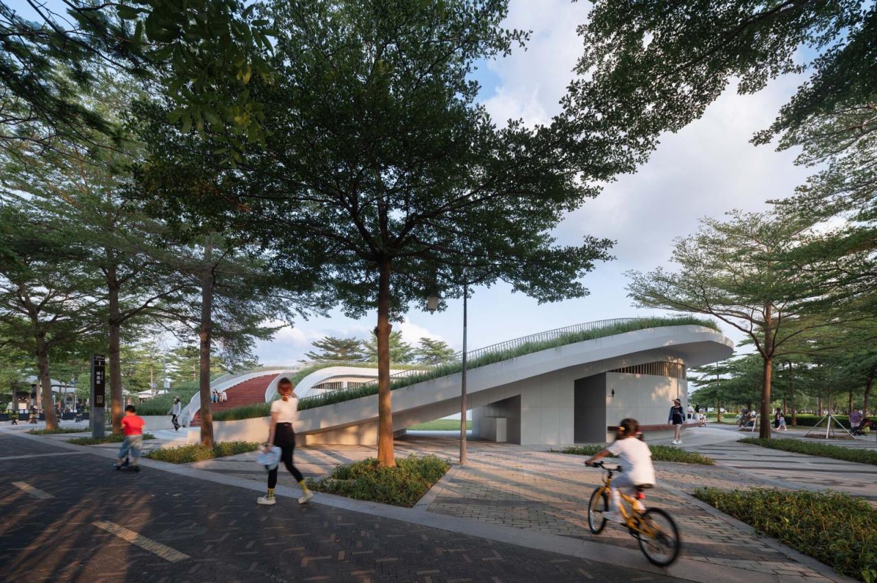 BIM建筑|深圳湾公园海风运动广场公厕设计 / CCDI 21设计工作室