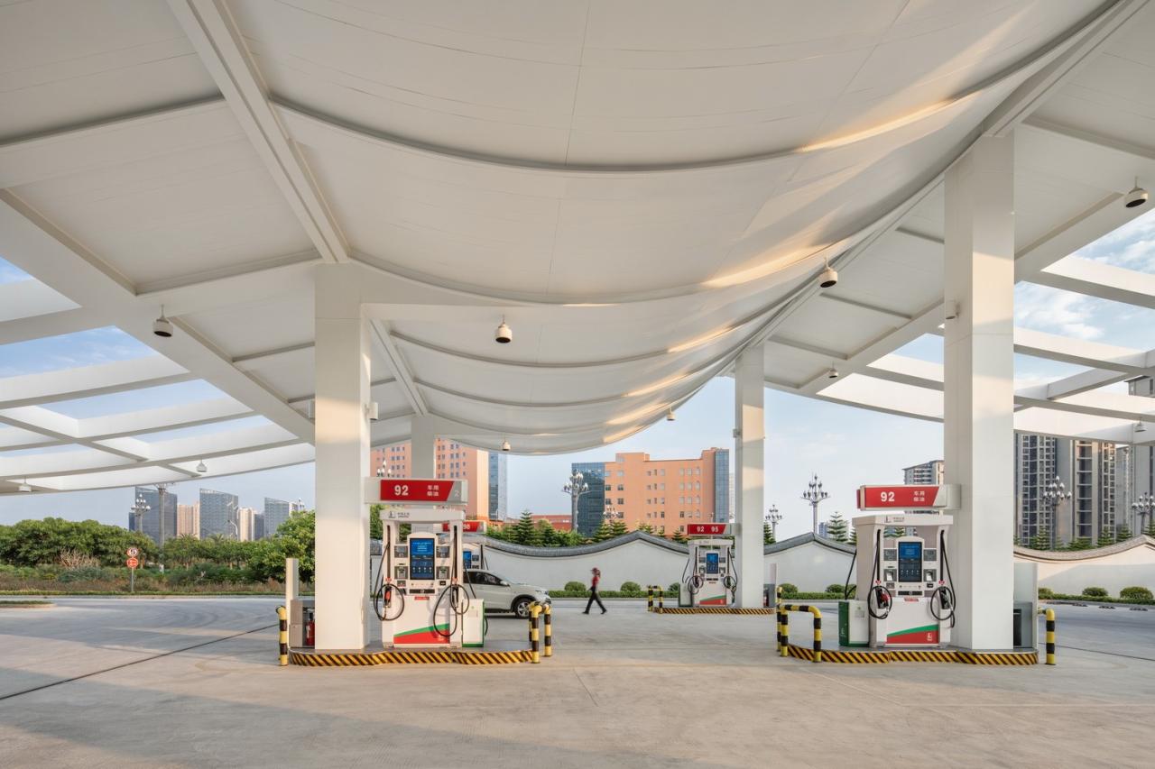 BIM建筑|平潭利群友联加油站 / 间外建筑工作室