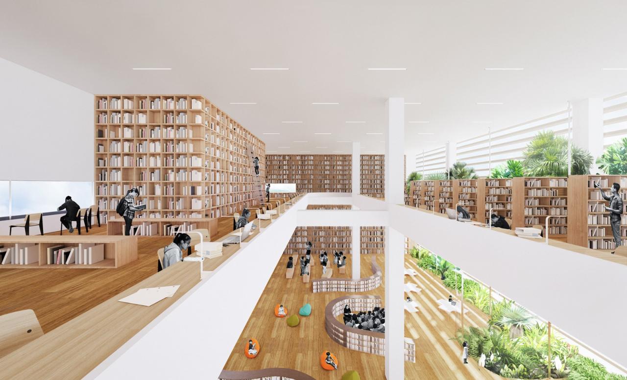 BIM建筑|社区源点：坪地街道综合文体中心方案 /也似建筑+广州市城市规划勘测设计研究院（GZPI）