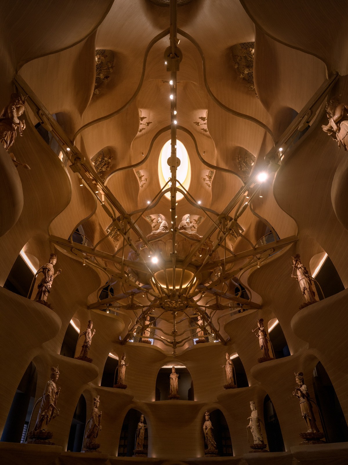 BIM建筑|祖山济心寺·木佛博物馆 /建筑营设计工作室