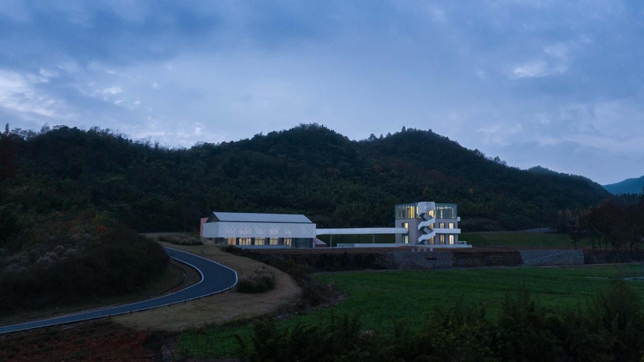 BIM建筑|余村印象青年图书馆 / 上海交通大学设计学院杜春宇团队