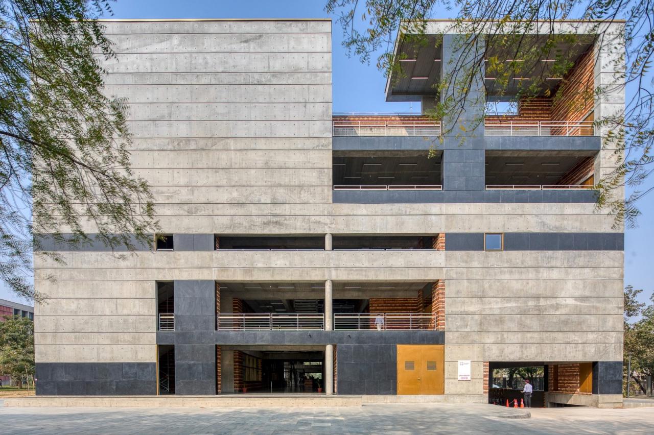 BIM建筑|艾哈迈达巴德大学中心 / Stephane Paumier Architects