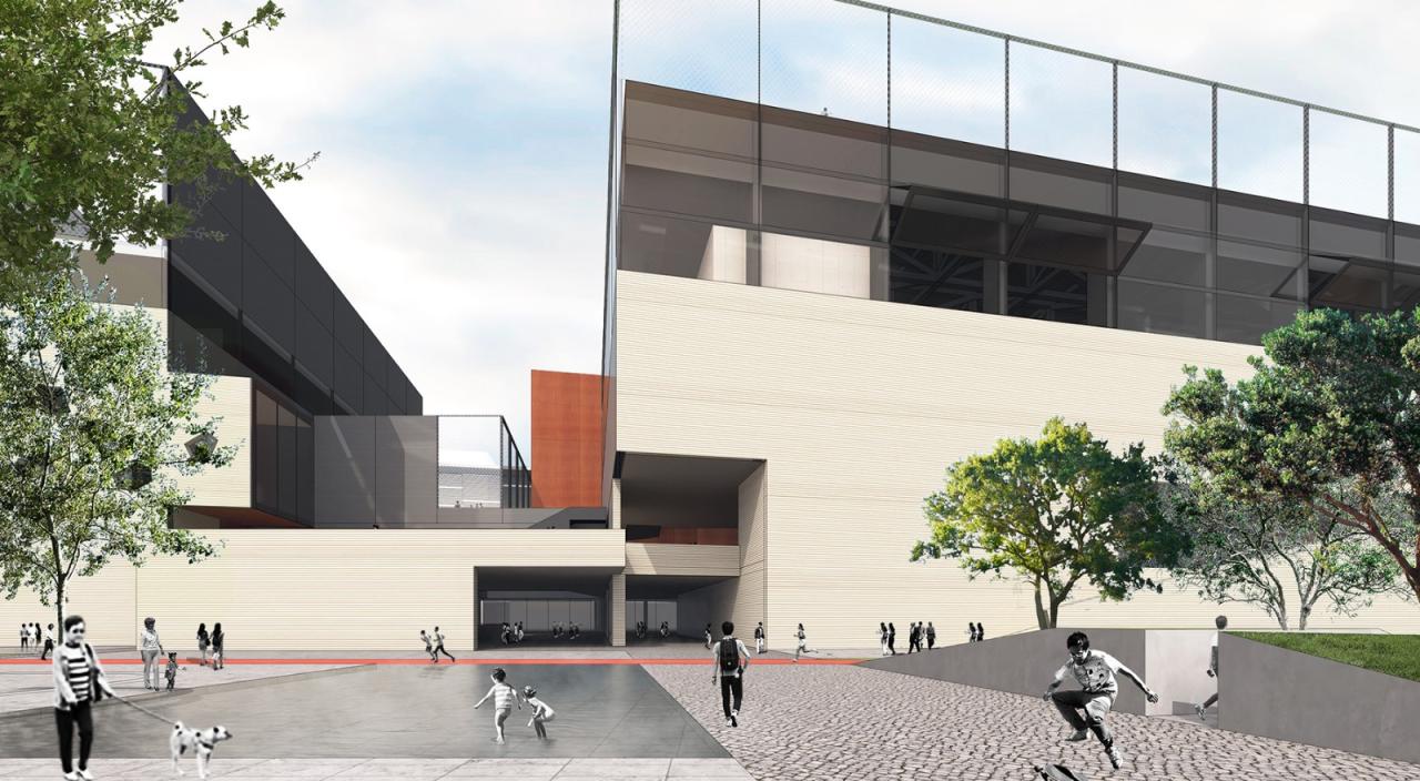 BIM建筑|社区源点：坪地街道综合文体中心方案 /也似建筑+广州市城市规划勘测设计研究院（GZPI）